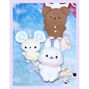 Japan San-X Sugarcocomuu Cookie Bears Cocoa Chu Candy Pop Tenori Mascot Plush